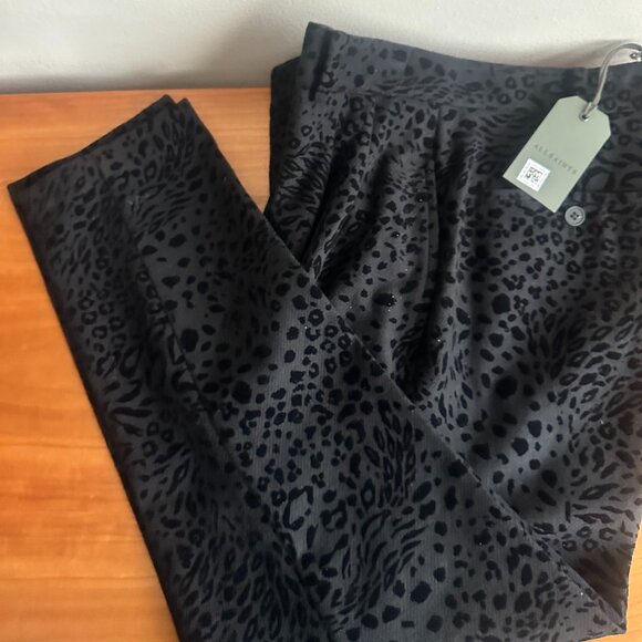 All Saints Pants - All Saints black wool blend ankle pants. Style name is Laila Leo. NWT. Size 6.